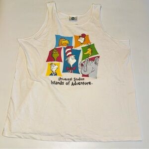 Universal Studios Vintage 90s Islands of Adventure Dr. Suess Landing Tank XL